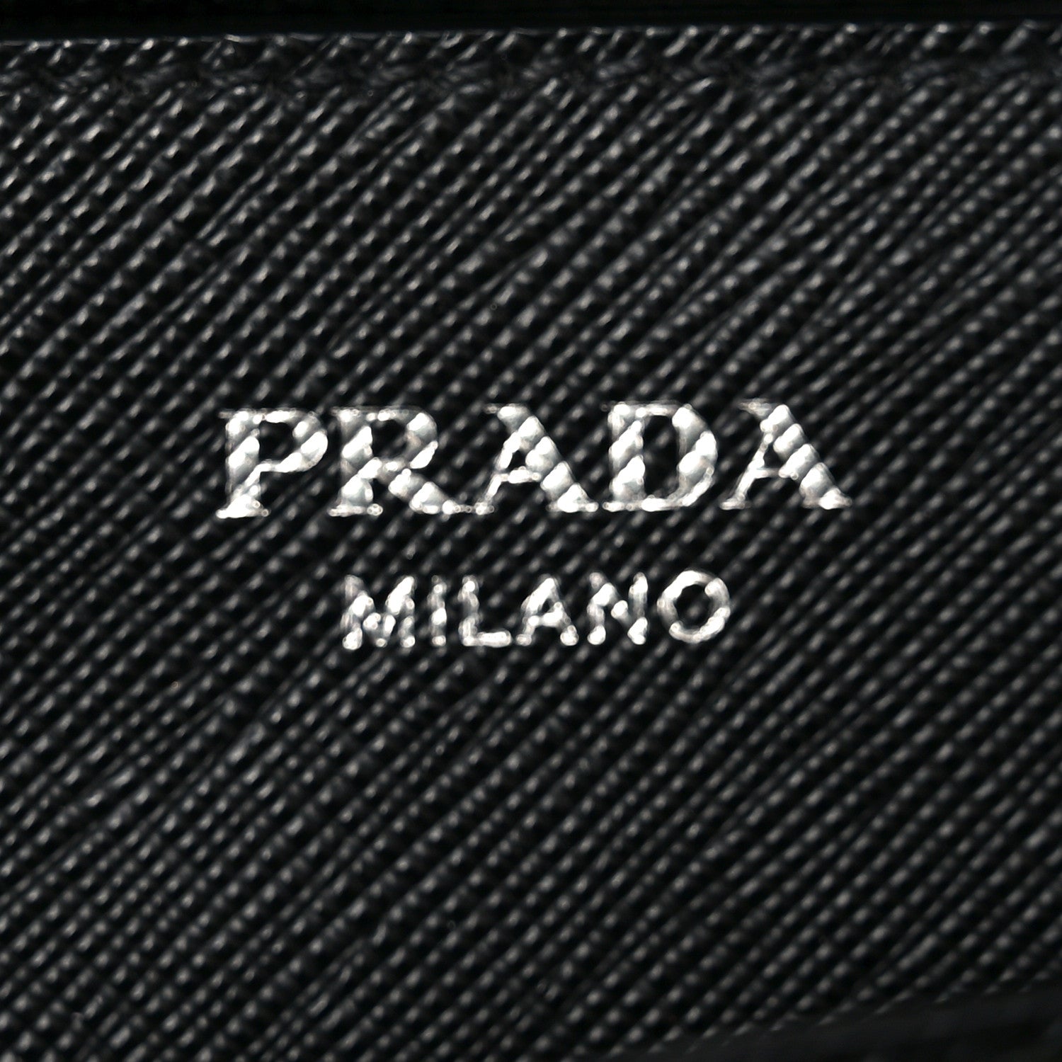 Nylon Saffiano Top Handle Bag Black