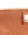 Lambskin Quilted CHNL 19 Wallet On Chain WOC Brown
