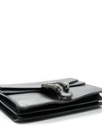 Pebbled Calfskin Small Dionysus Shoulder Bag Black