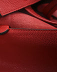 Soft Grained Calfskin Medium Belt Cabas Phantom Coquelicot