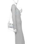 Denim Cannage Embroidered Doves & Roses D1ORamour Mini Lady D-Joy Blue Multicolor