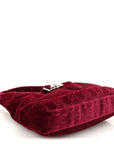 New Velvet Ashmir GG Monogram Small Jackie 1961 Hobo Red