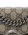 GG Supreme Monogram Mini Dionysus Shoulder Bag Taupe