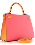 Epsom Horseshoe Kelly Sellier 28  Rose Azalee Jaune D'or