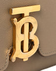 Grained Calfskin Small TB Bag Oat Beige