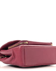 Caviar Quilted Medium Business Affinity Flap Pink