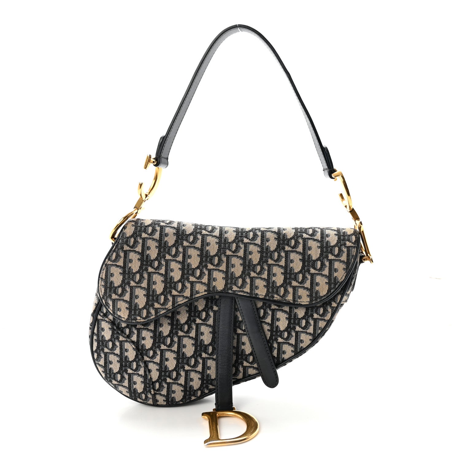 Oblique Saddle Bag Blue