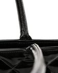 Patent Medallion Tote Black
