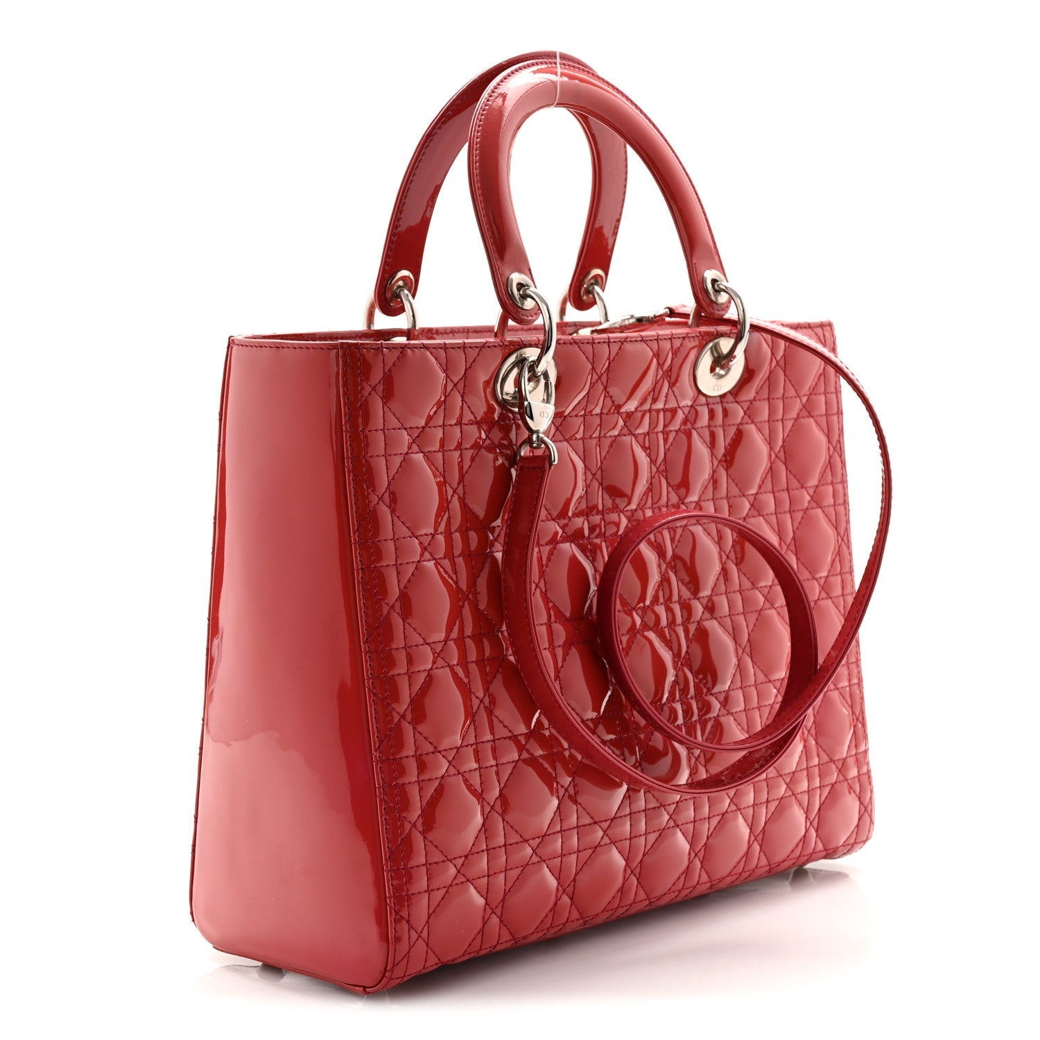 Patent Cannage Large Lady D1OR Fuchsia