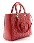Patent Cannage Large Lady D1OR Fuchsia