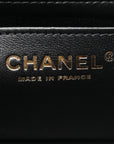 Lambskin Quilted Mini Rectangular Flap Black