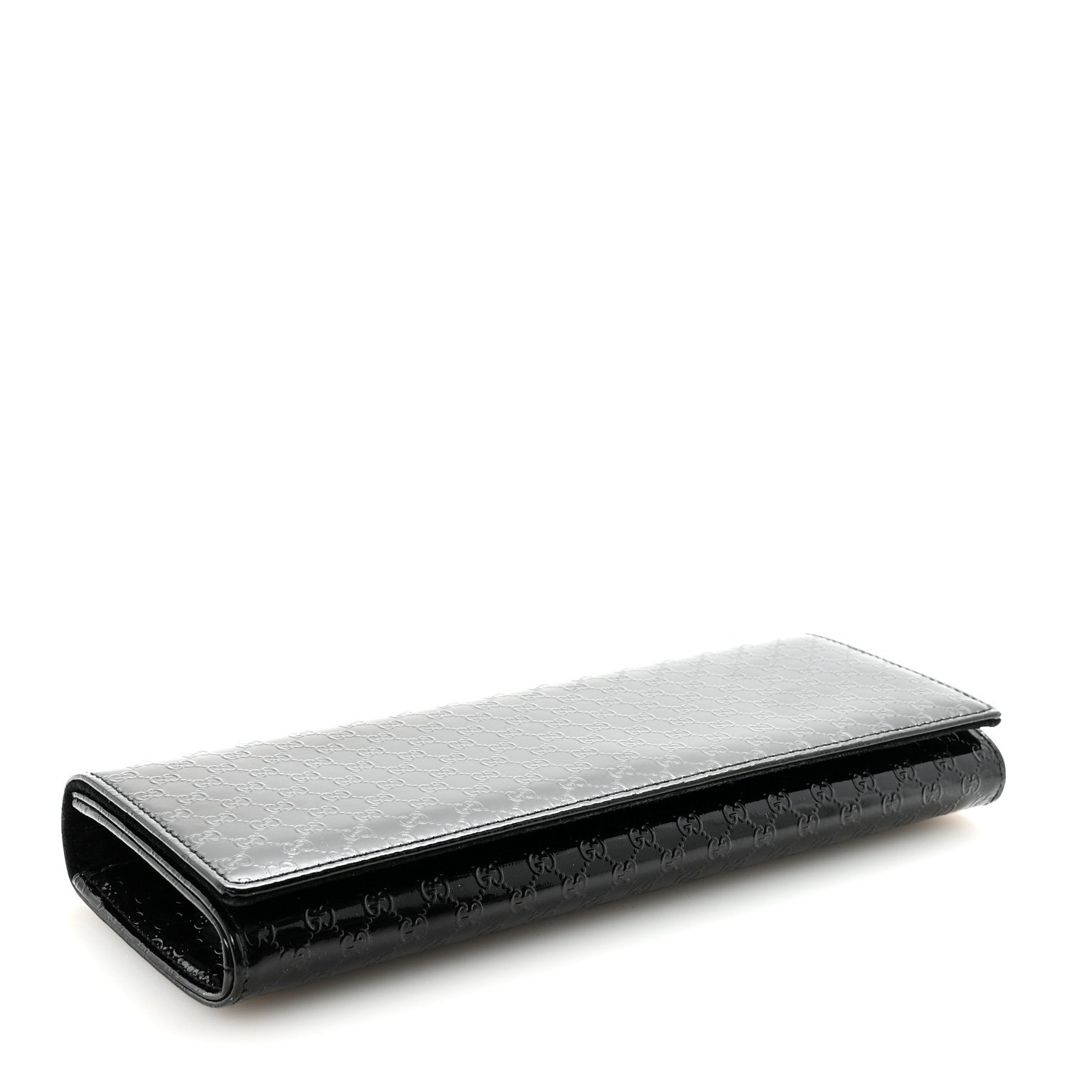Patent MicroGCCIssima Small Broadway Clutch Black