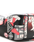 X JAMES JEAN Vitello DNA Flat Messenger Bag Black
