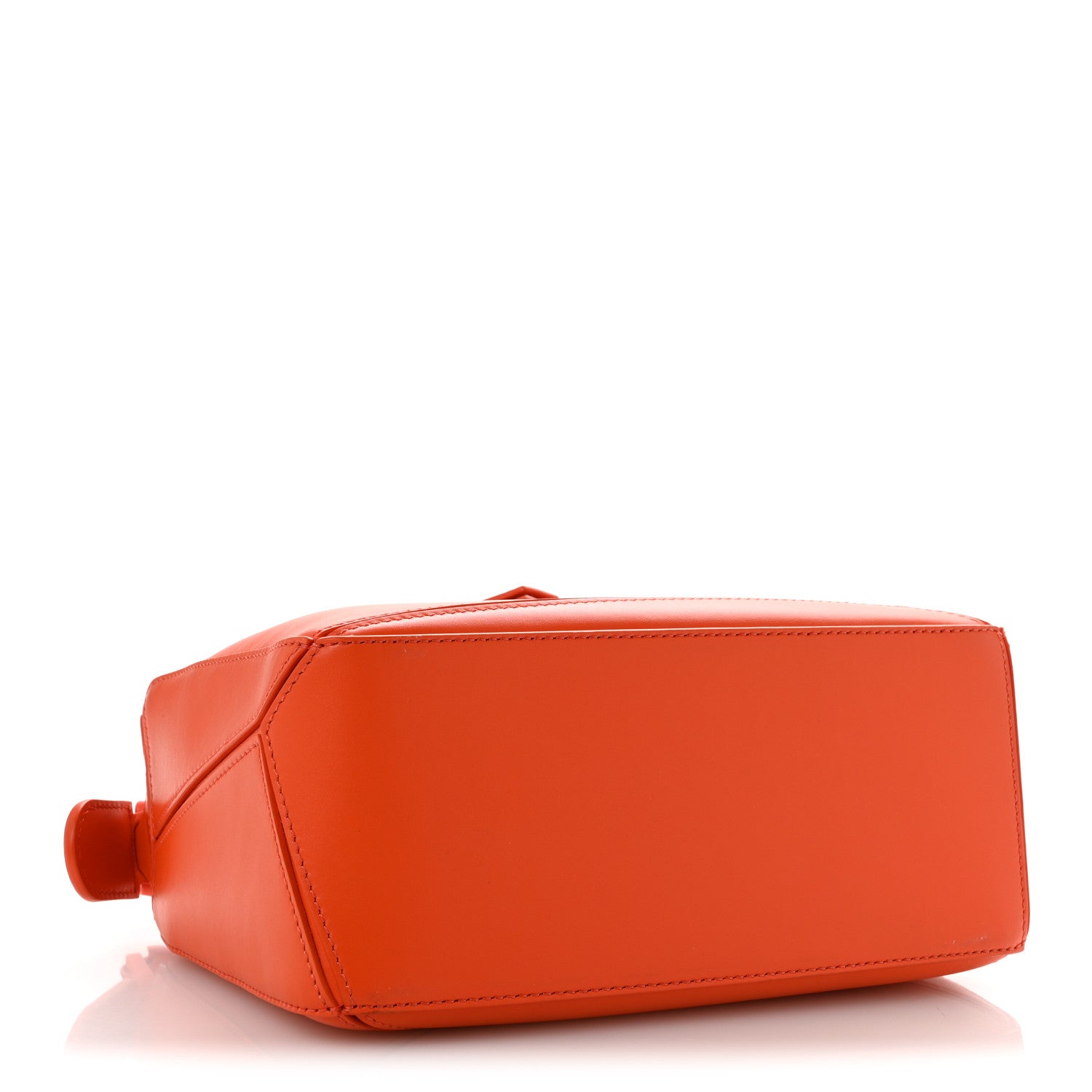 Satin Calfskin Small Puzzle Bag Orange
