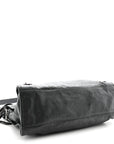 Agneau Classic Silver Hardware City Gris Fossile