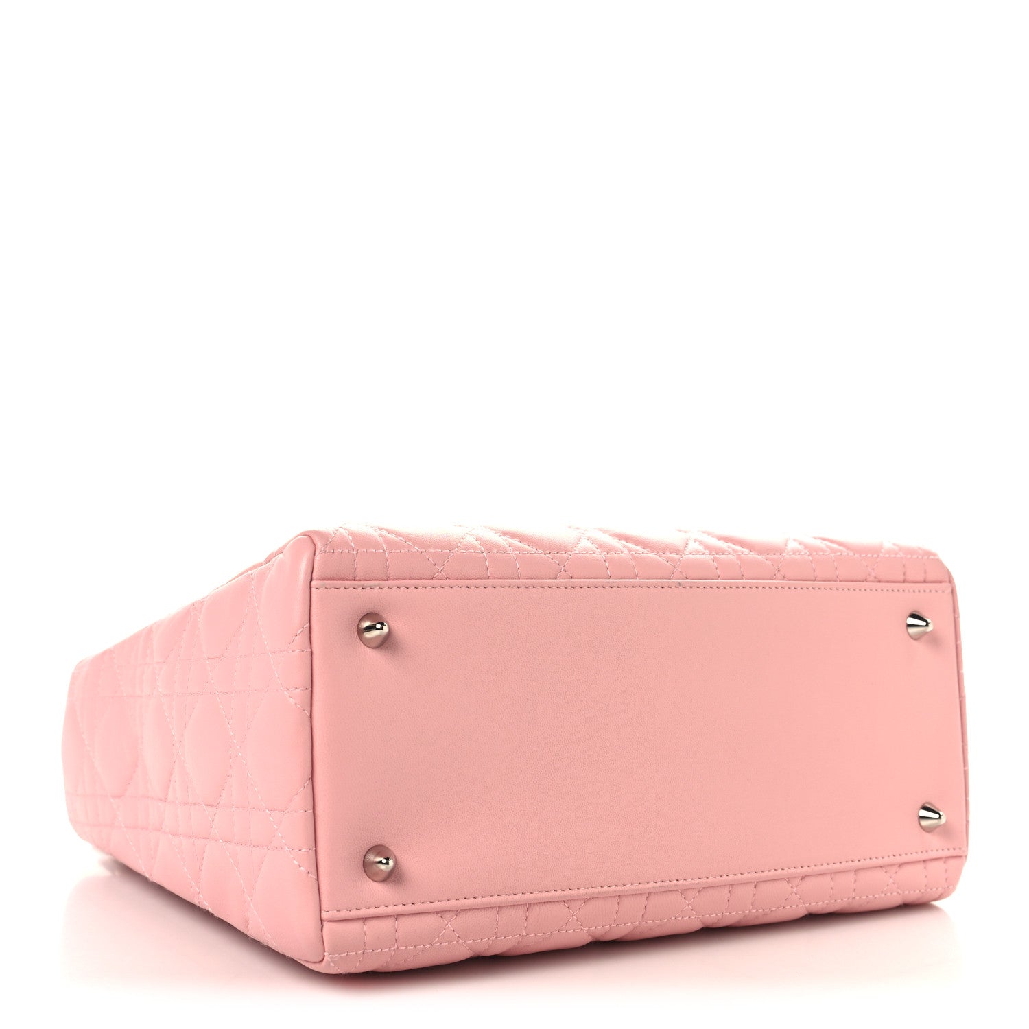 Lambskin Cannage Medium Lady D1OR Light Pink