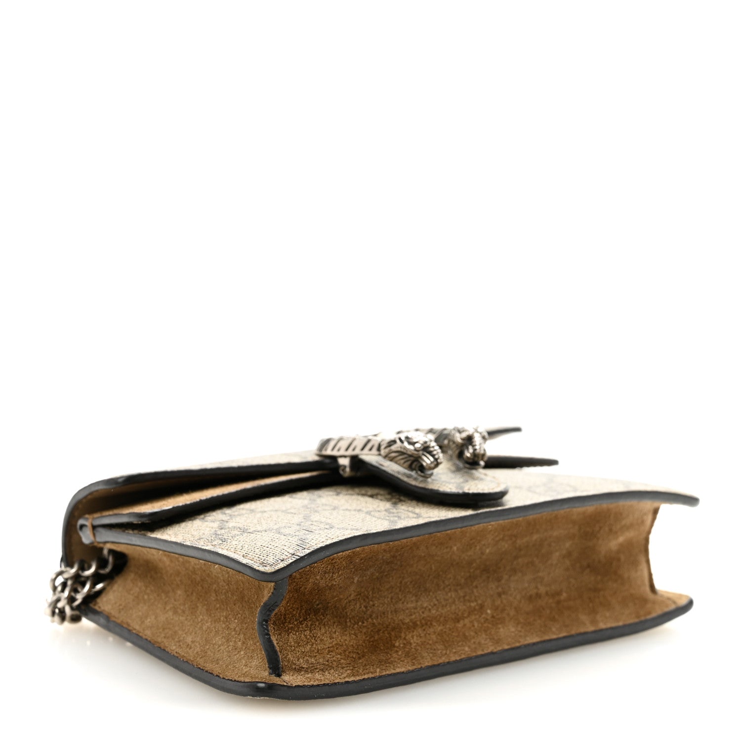 GG Supreme Monogram Super Mini Dionysus Shoulder Bag Taupe
