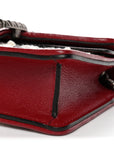 Tweed GG Monogram Super Mini Dionysus Shoulder Bag White Black Romantic Cherry