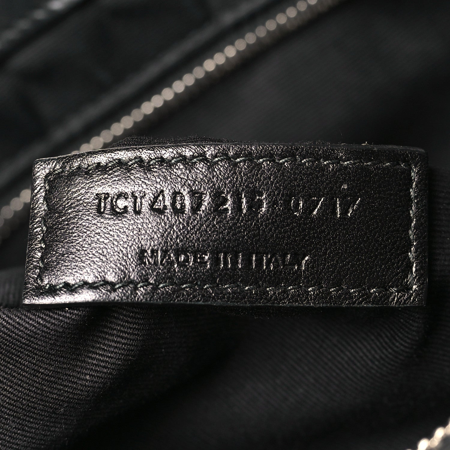 Calfskin Y Quilted Monogram Large Loulou Chain Satchel Black