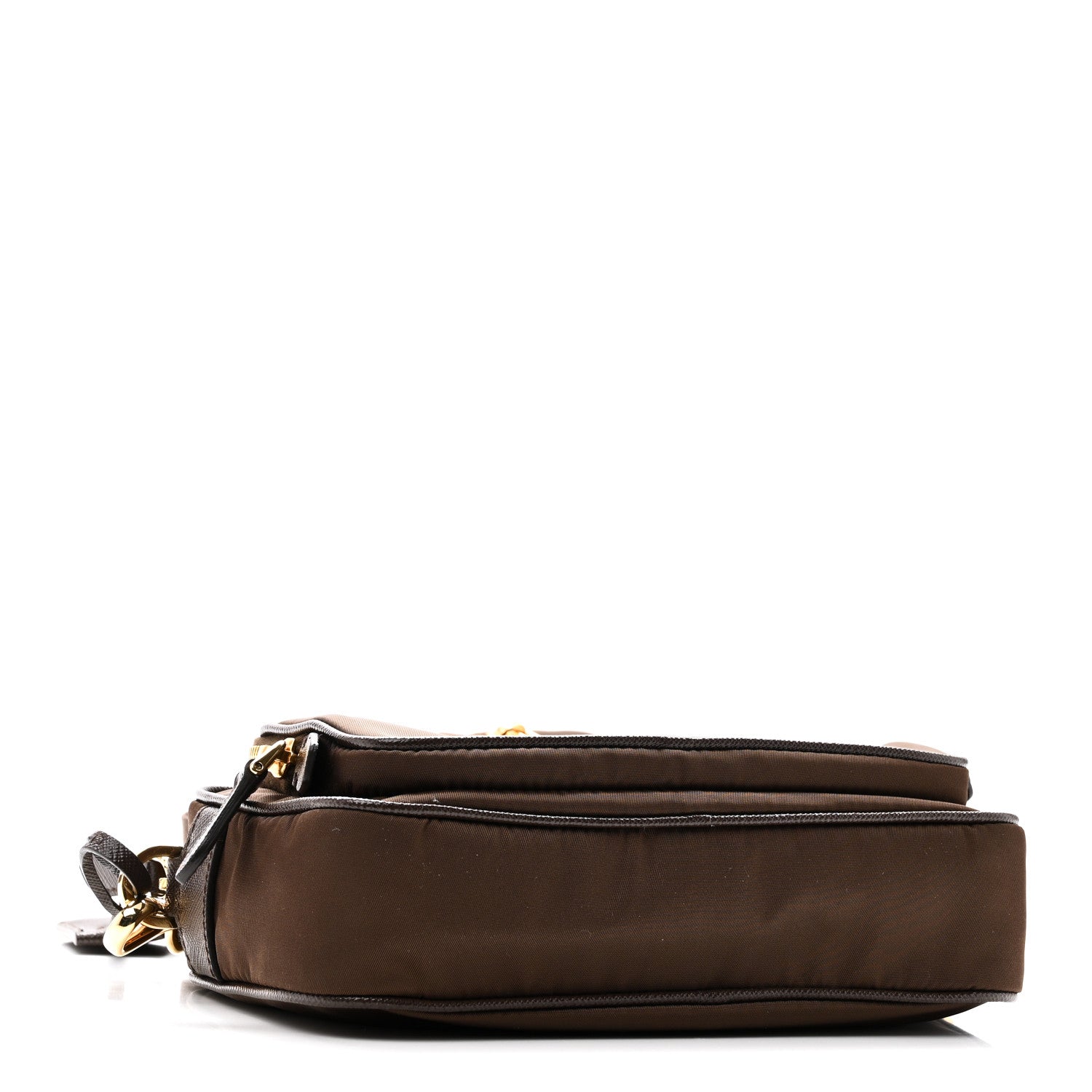 Re-Nylon Saffiano Mini Shoulder Bag Sienna