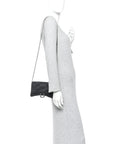 Denim BB Monogram Hourglass Chain Bag Black