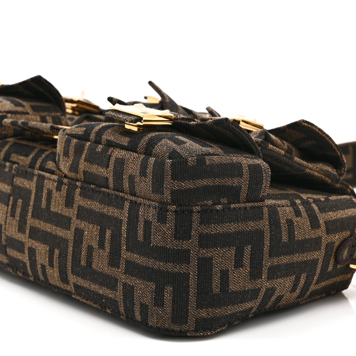 Fabric Jacquard FF 1974 Multipocket Baguette Tobacco Moro
