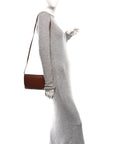 Calfskin House Check Hampshire Wallet On Chain Tan