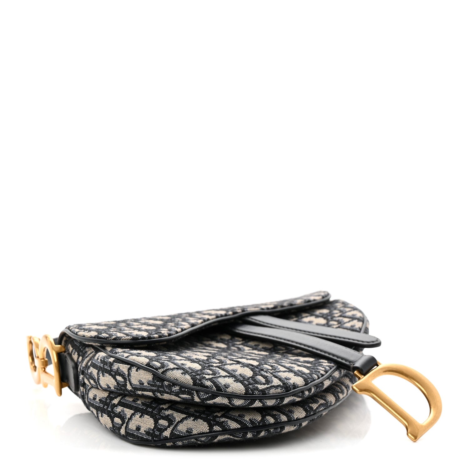 Oblique Saddle Bag Blue