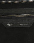 Drummed Calfskin Mini Luggage Black