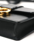 Smooth Calfskin 30 Montaigne Flap Bag Black