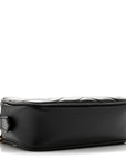 Calfskin Matelasse Mini GG Marmont Chain Shoulder Bag Black