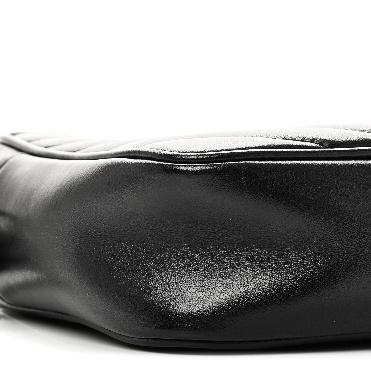 Calfskin Matelasse Monogram Lou Camera Bag Black