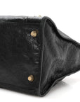 Agneau Giant 12 Gold Hardware Work Black