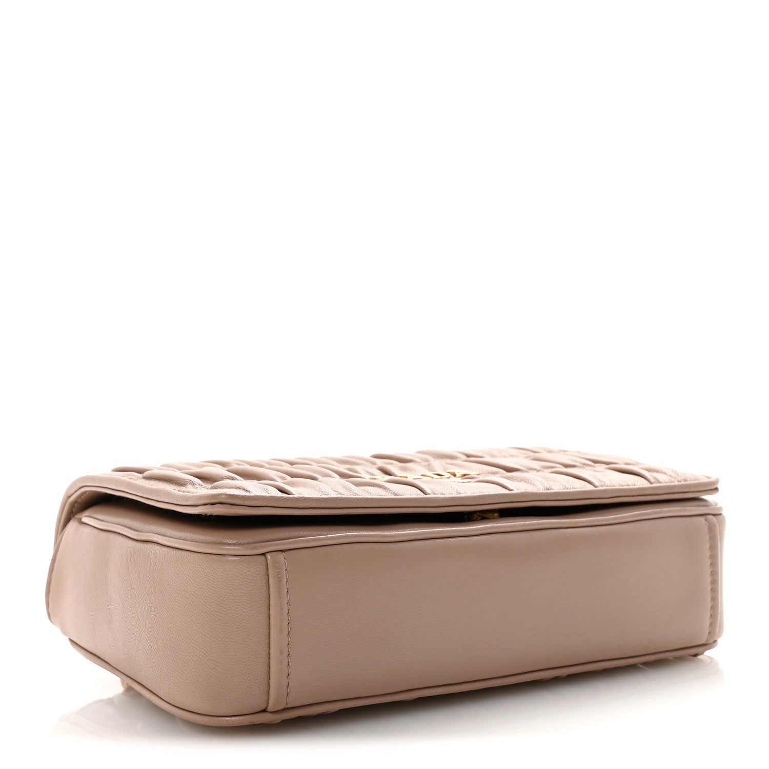 Nappa Gaufre Flap Cipria