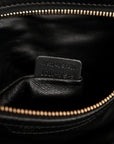 Snakeskin Large Luggage Black