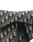 Oblique Saddle Bag Blue