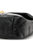 Lambskin Quilted Medium CHNL 19 Flap Black