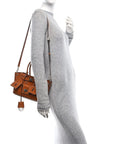 Vegetable Tanned Lambskin Mini Bel Air Carry All Bag Tan Cowboy