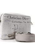 X DANIEL ARSHAM Grained Calfskin Newspaper Messenger White