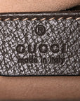 GG Supreme Monogram Mini Ophidia Top Handle Shoulder Bag Brown