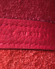 Taurillon Clemence Casaque Picotin Lock 22 MM Rose Extreme Rose Mexico Rouge De Coeur