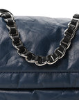 Lambskin The Pillow Bag Blue Sea