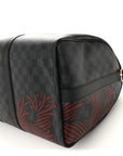 Damier Graphite Rope Keepall Bandouliere 45 Red