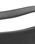 Grained Calfskin Saddle Bag Black