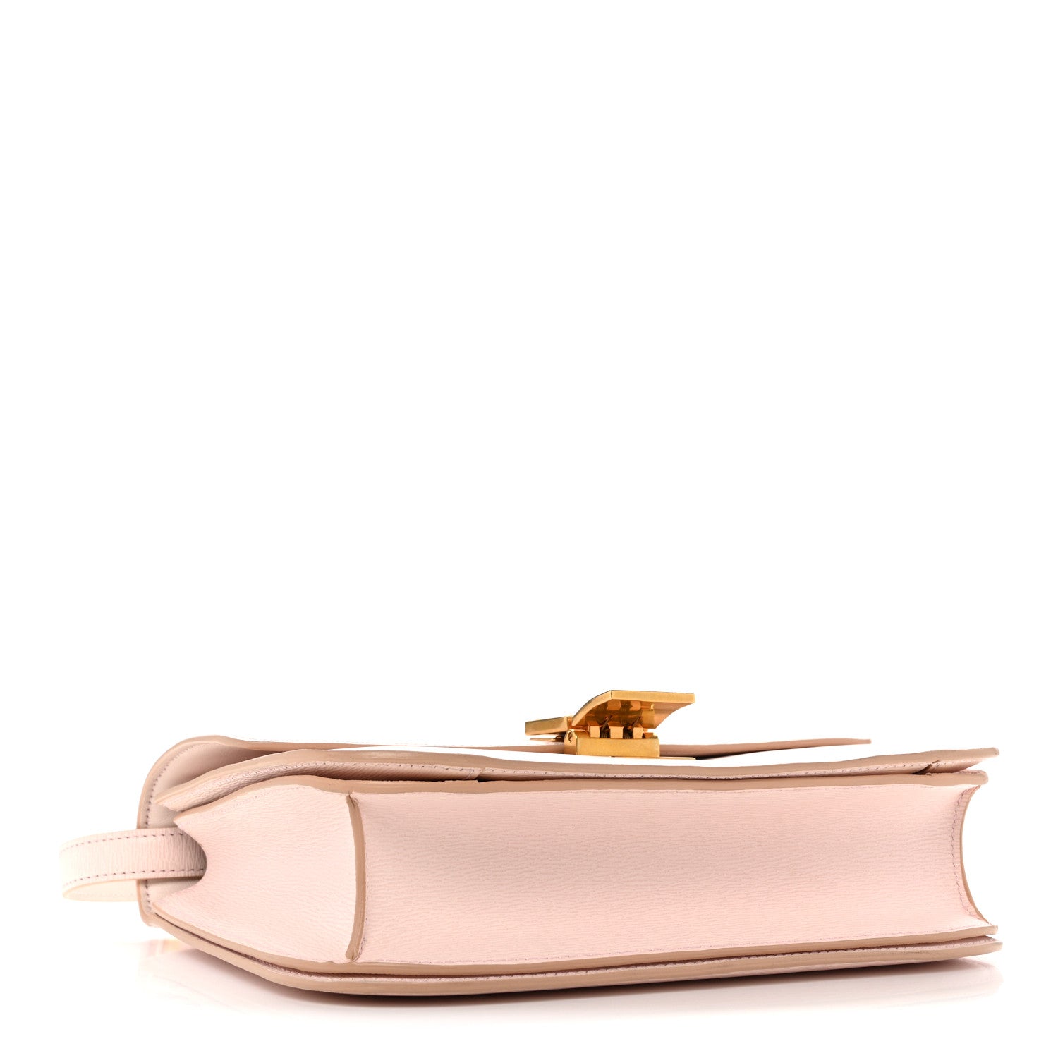 Liege Calfskin Medium Classic Box Flap Bag Pale Pink