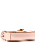 Liege Calfskin Medium Classic Box Flap Bag Pale Pink