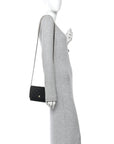 Lambskin Quilted Wallet On Chain WOC Black