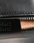 Calfskin Matelasse Small GG Marmont Shoulder Bag Black