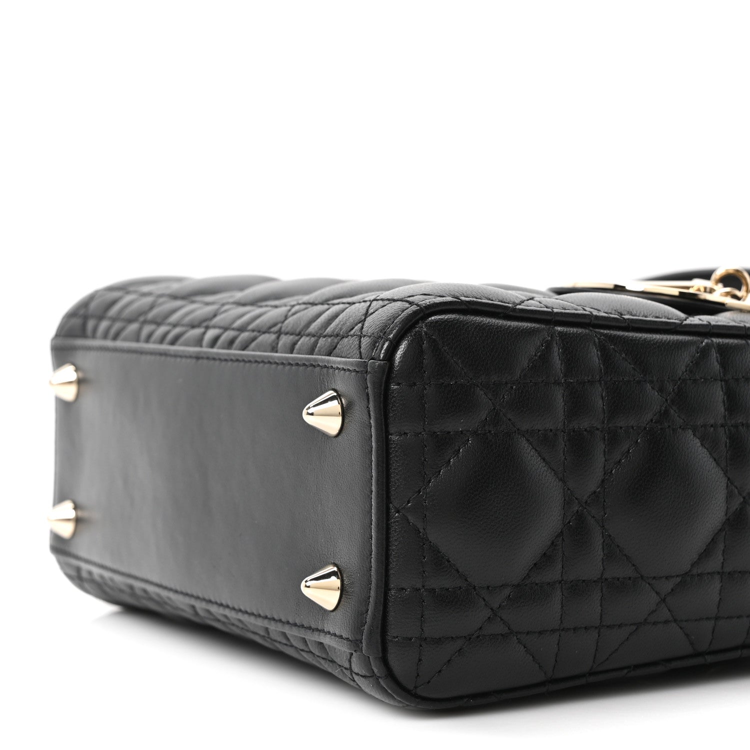 Lambskin Cannage Small My ABCD1OR Lady D1OR Black