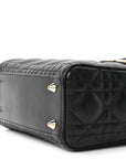 Lambskin Cannage Small My ABCD1OR Lady D1OR Black